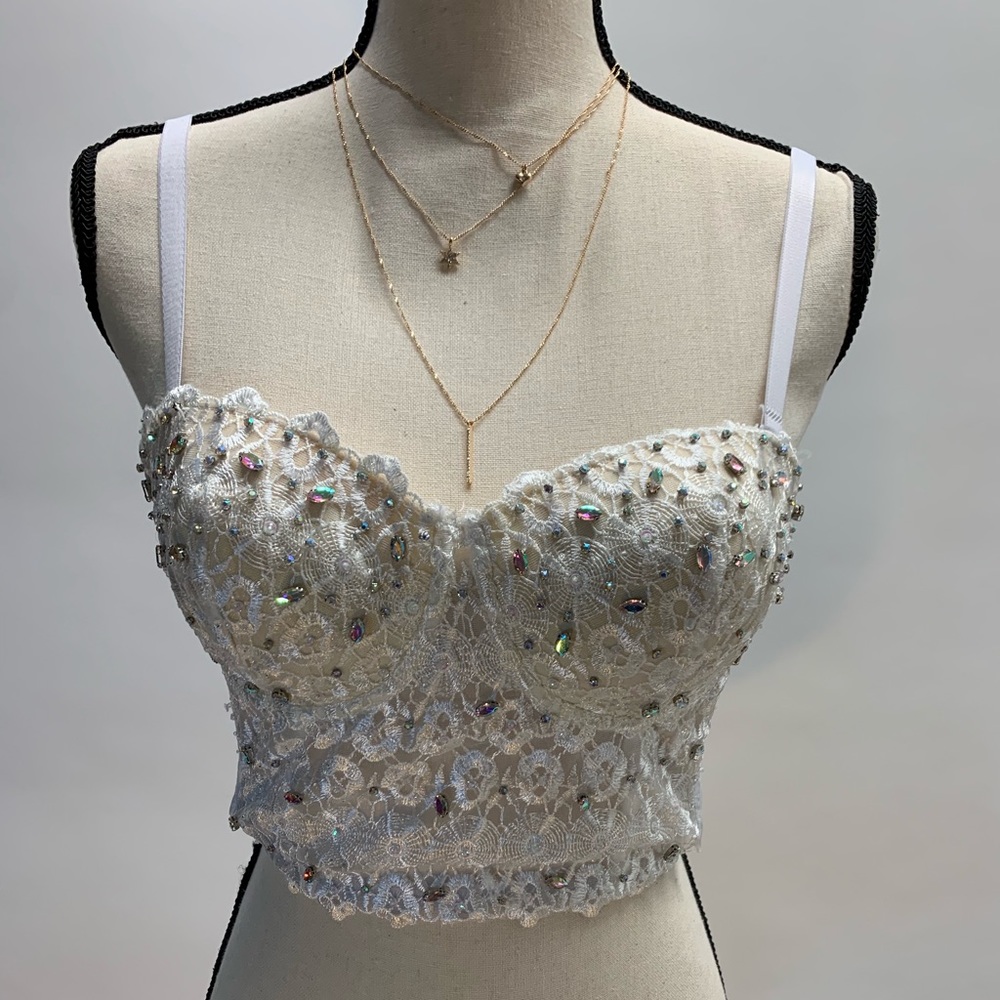 Windsor white crop top